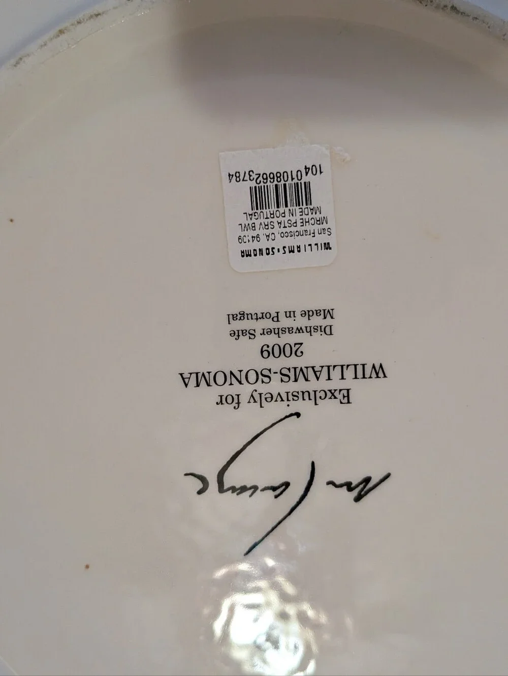 Williams Sonoma Marche Past Bowl 13